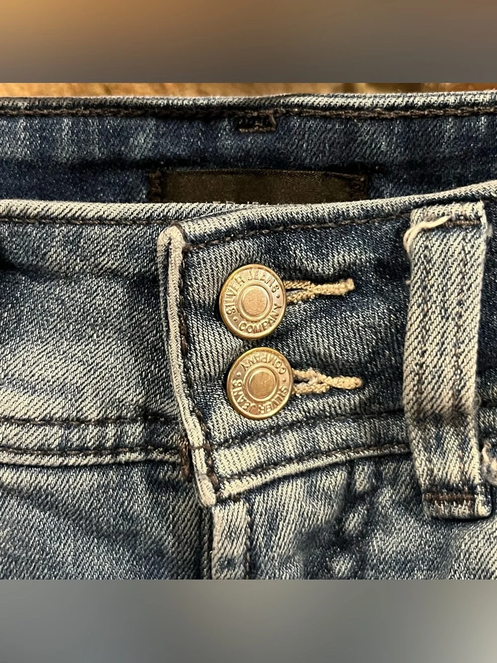 Silver Jeans Avery Trouser Medium Blue Flared Jeans